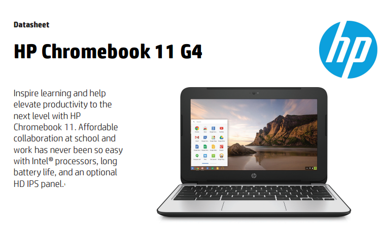 HP Luncurkan Chromebook 11 G4, Hanya 2 Jutaan - Blog 