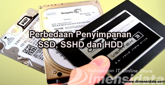 Fungsi Penyimpanan SSD, SSHD dan HDD