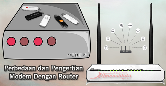 Router dengan Modem