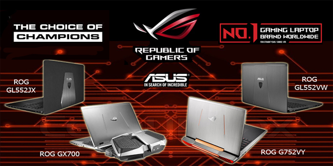 Daftar Harga dan Spesifikasi Laptop Asus ROG Gaming Series 