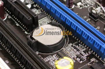 Battery CMOS - Komponen Dalam Motherboard Komputer