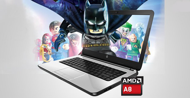 HP 14-an004au Notebook Gaming Harga Murah AMD A8 VGA Radeon R5