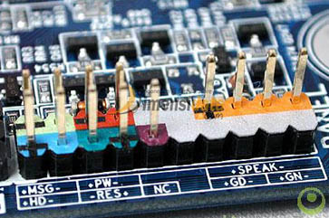 Pin Kabel Front Panel - Komponen Dalam Motherboard Komputer
