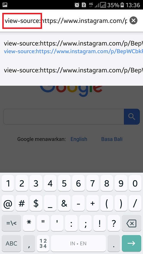 Cara Mudah Download Foto di Instagram via HP Android 2