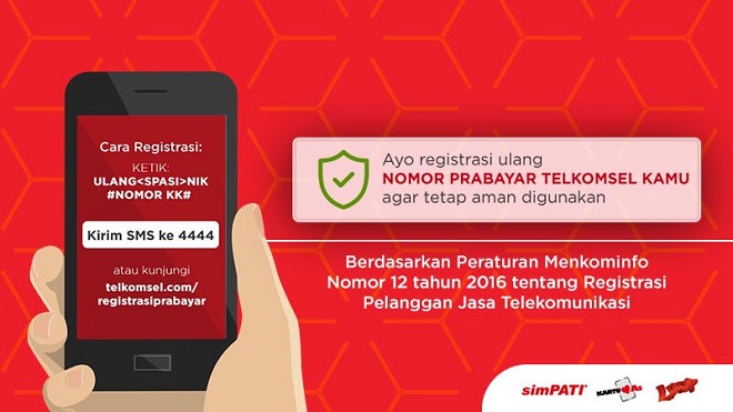 Cara Registrasi Ulang Kartu Perdana Telkomsel