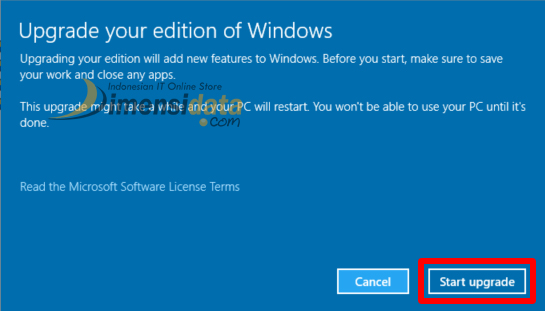 Cara Upgrade Windows 10 Home ke Windows 10 Pro 4
