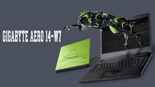 Gigabyte Aero 14-W7, Laptop Gaming Mantap Core i7 dan GTX 1060 6GB