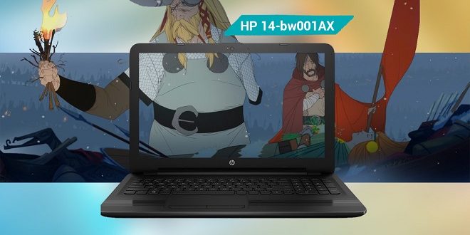 HP 14-bw001AX, Laptop Gaming Murah Bertenaga 7th Gen APU A9 Keluaran Tebaru Harga 5 Jutaan