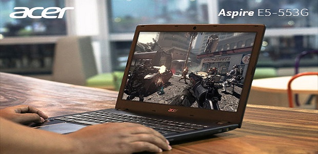 Harga Laptop Gaming Murah Acer Aspire E5-553G AMD A10 A12 FX Radeon R8