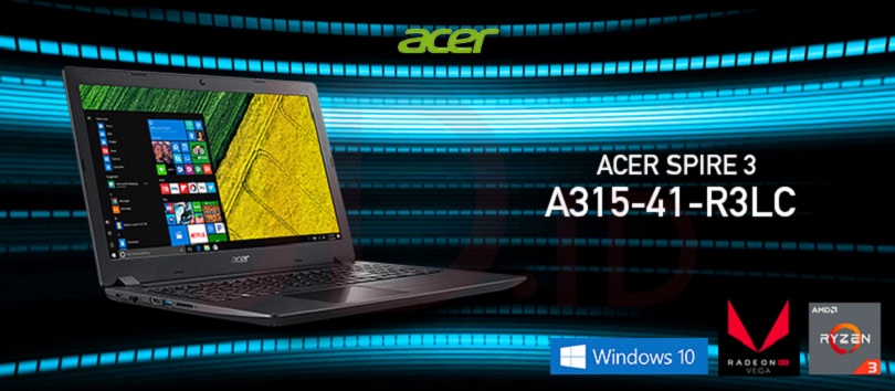 Harga dan Spesifikasi Laptop Gaming ACER Aspire 3 A315-41-R3LC AMD Ryzen 3
