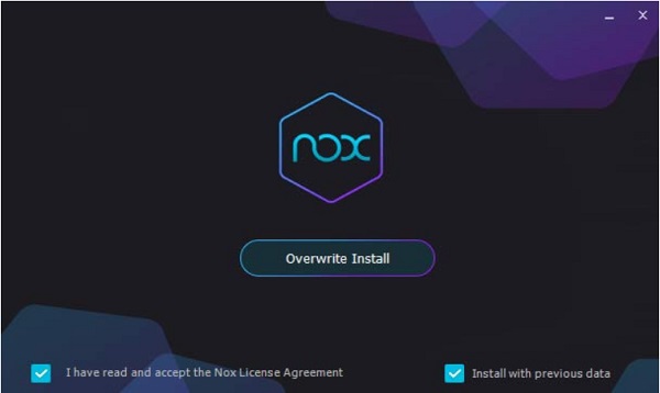 Install Emulator NOX Player
