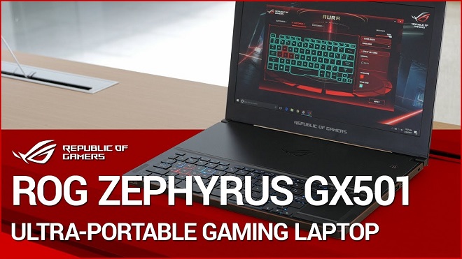 Laptop Body Seksy Paling Tipis di Dunia Asus ROG Zephyrus (GX501)