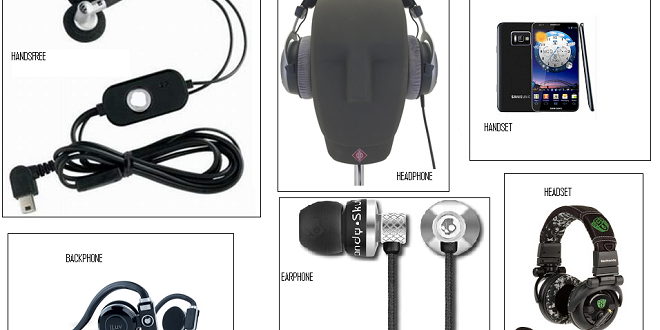 Mengenal Perbedaan Headset, Headphone, Earphone dan Handsfree
