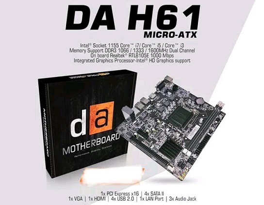 Motherboard Digital Alliance H61 LGA 1155