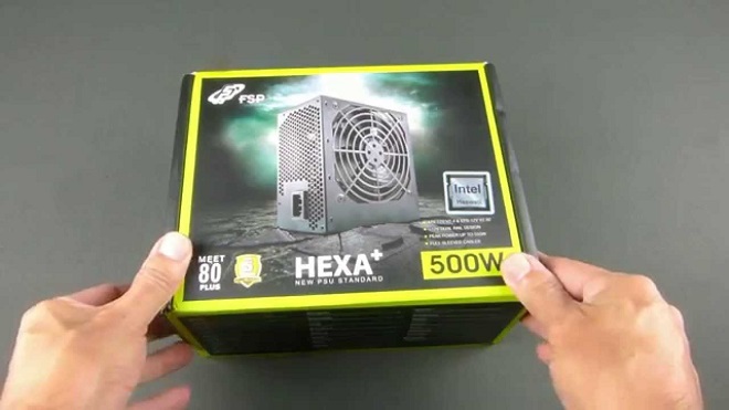 PC Gaming Power Supply 80+ Terbaik FSP Hexa+ 500w