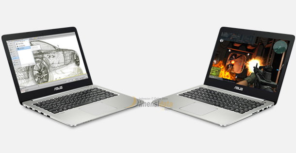 Spesifikasi ASUS K401UQ-FA090D, Notebook i5 dan GeForce 