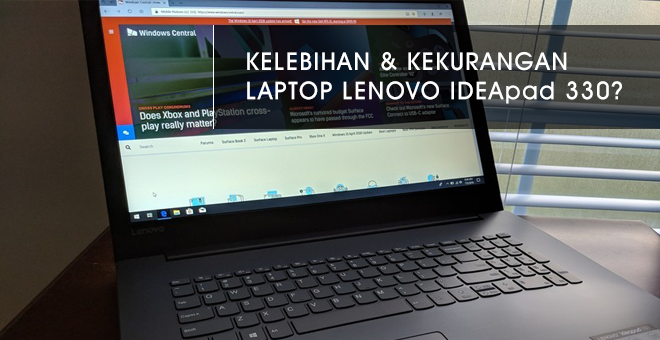 Kelebihan Dan Kekurangan Laptop Lenovo Ideapad 330