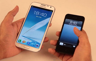 Pilih Mana, Galaxy Note 2 Versus iPhone 5?